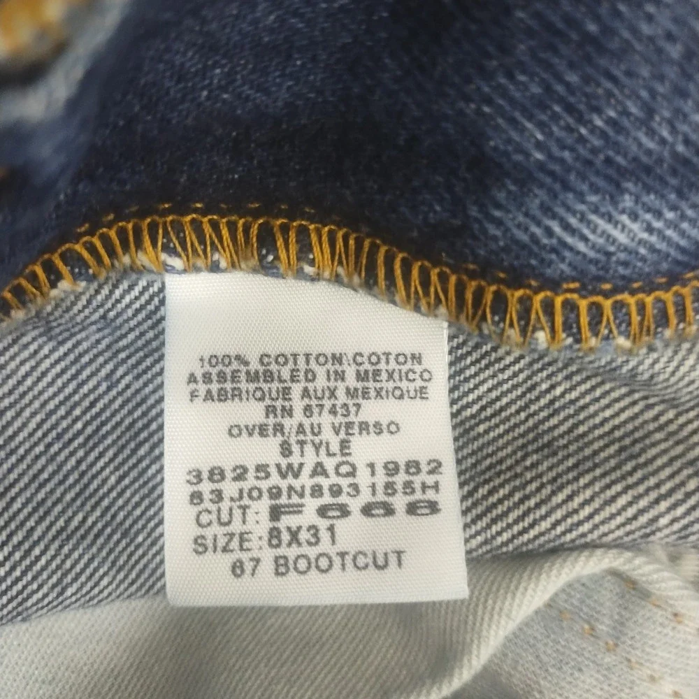 Vintage Polo Ralph Lauren Bootcut Jeans Women's 8 Cotton Classic 90s - Picture 5 of 8